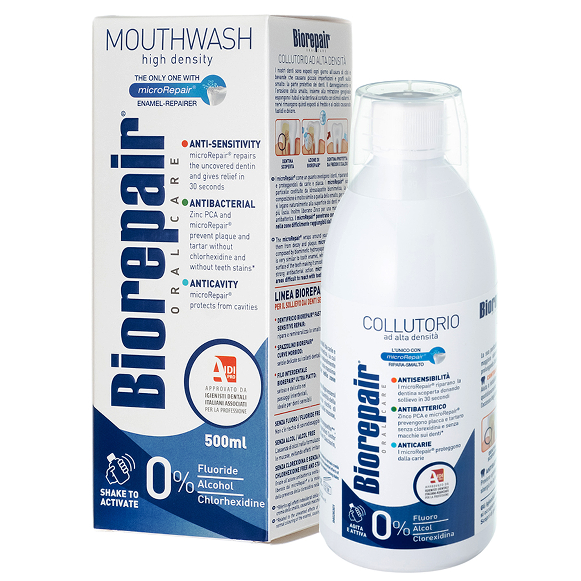 фото Ополаскиватель biorepair ® 4-action mouthwash для полости рта 500 мл (ga1154700)