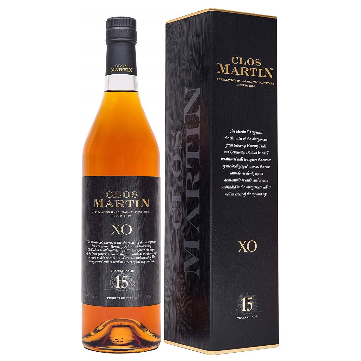 фото Арманьяк clos martin xo 15 лет 700 мл