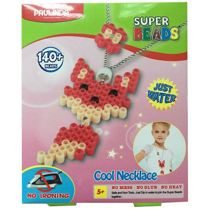 

Мозаика Paulinda Super Beads Мои первые украшения Лисенок, 140 деталей