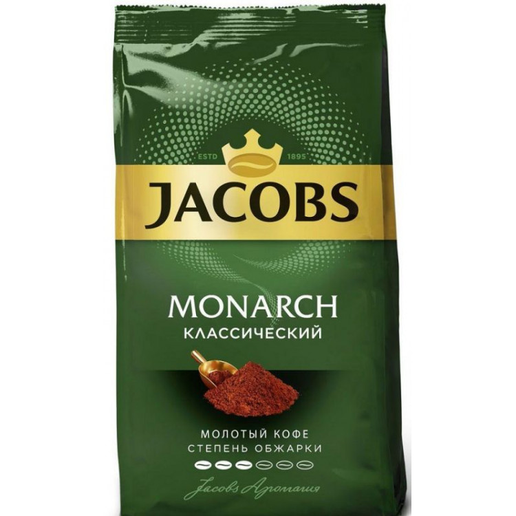 

Кофе молотый Jacobs Monarch Классический 230 г