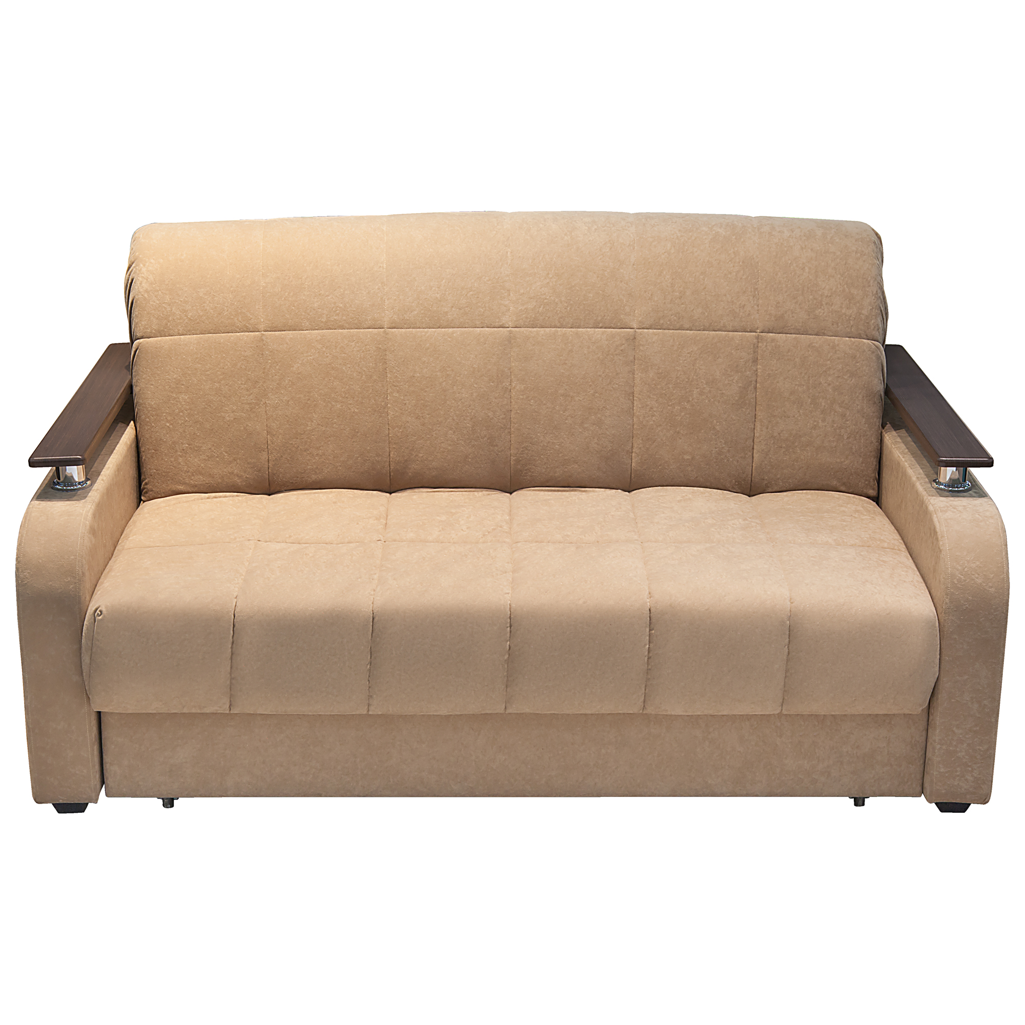 Диван-кровать Смк-мебель Неаполь 140, цвет коричневый, размер 167х101х93 см - фото 2