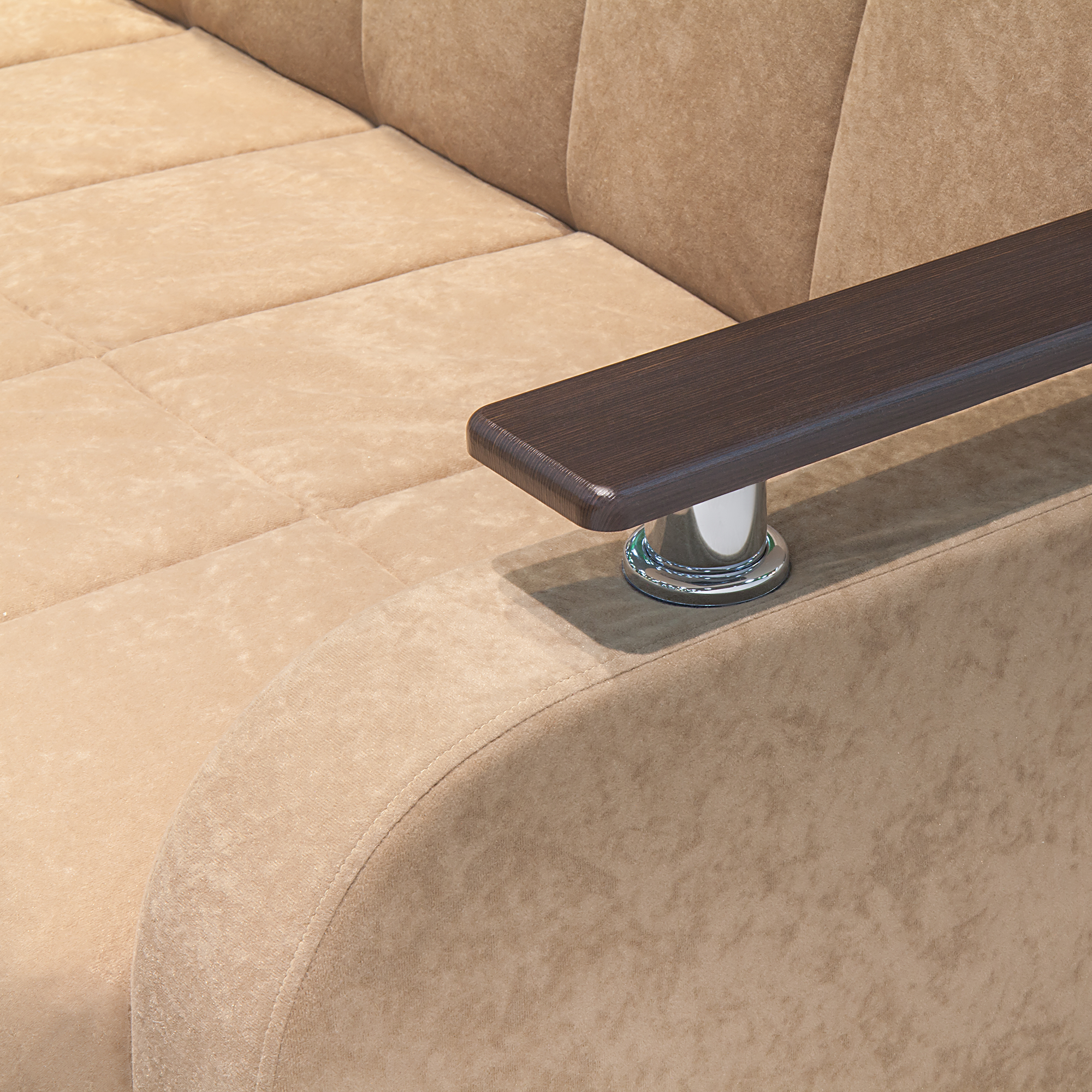 Диван-кровать Смк-мебель Неаполь 140, цвет коричневый, размер 167х101х93 см - фото 3