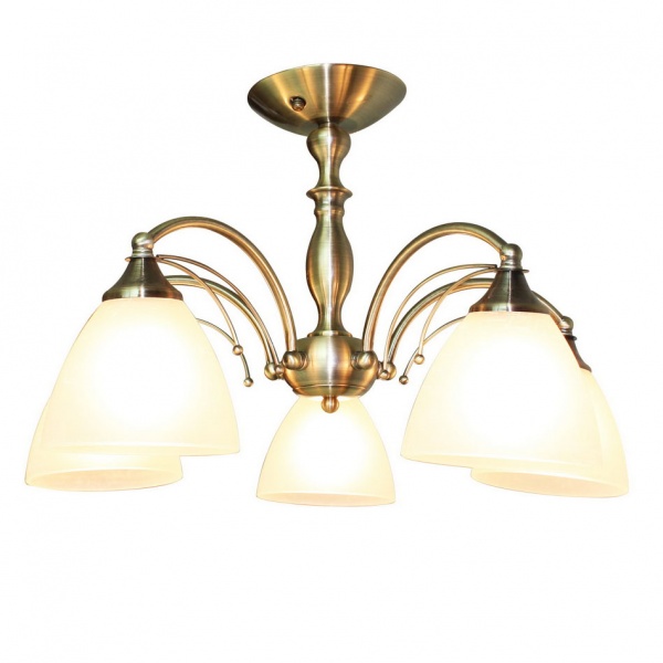 фото Светильник потолочный e27x5x60w (273/5pf-oldbronze) idlamp