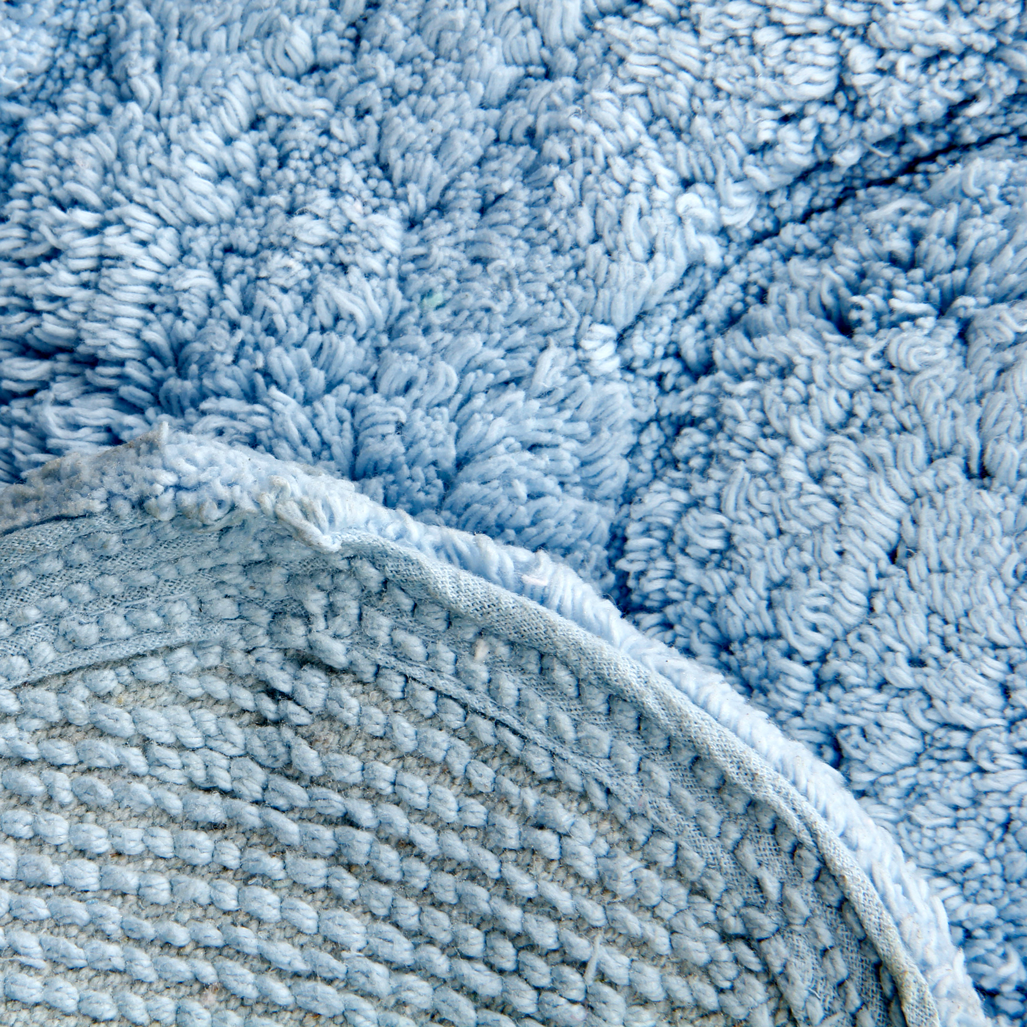 фото Коврик для унитаза ag concept 50х60 см круги голубой