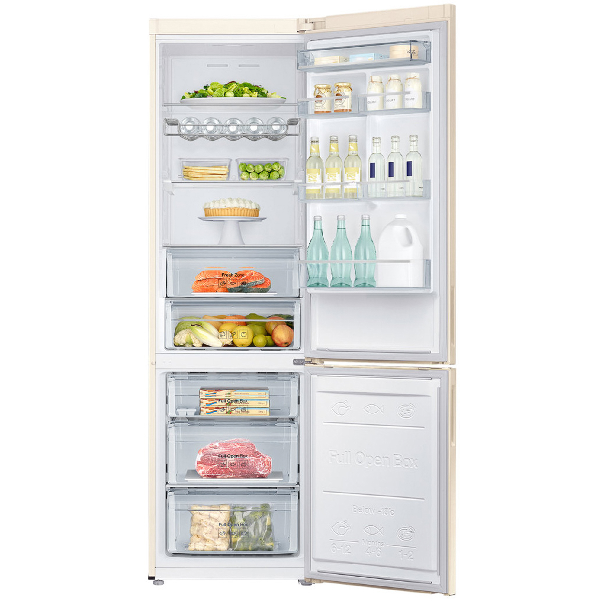 Холодильник Samsung RB37J5240EF Beige, цвет бежевый RB37J5240EF/WT - фото 5
