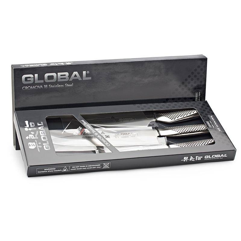 Набор ножей Global 3 предмета G-237, цвет стальной - фото 2