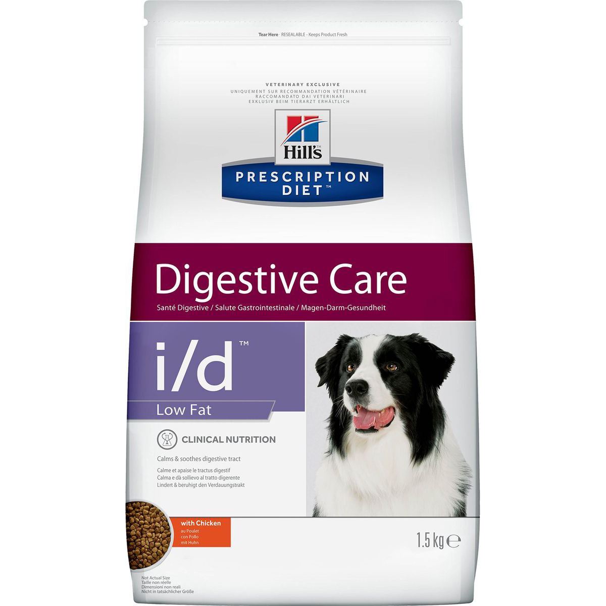 фото Корм для собак hill's prescription digestive care i/d для поддержания здоровья жкт низкокалорийный 1,5 кг hill`s