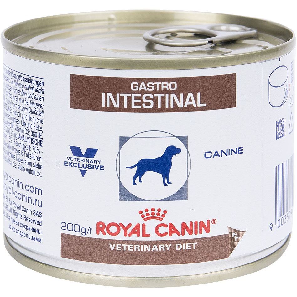 фото Корм для собак royal canin gastro intestinal canine 200 г