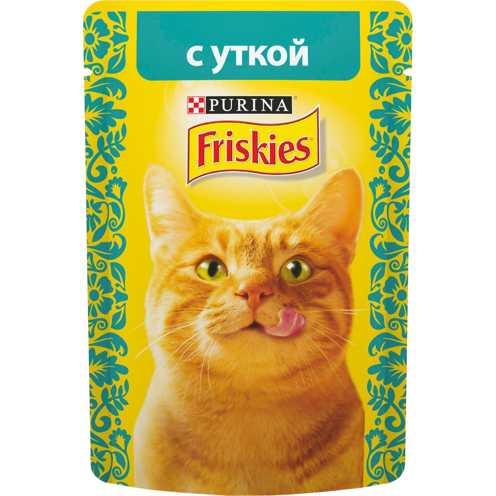 Корм для кошек Friskies с уткой в подливе 85 г