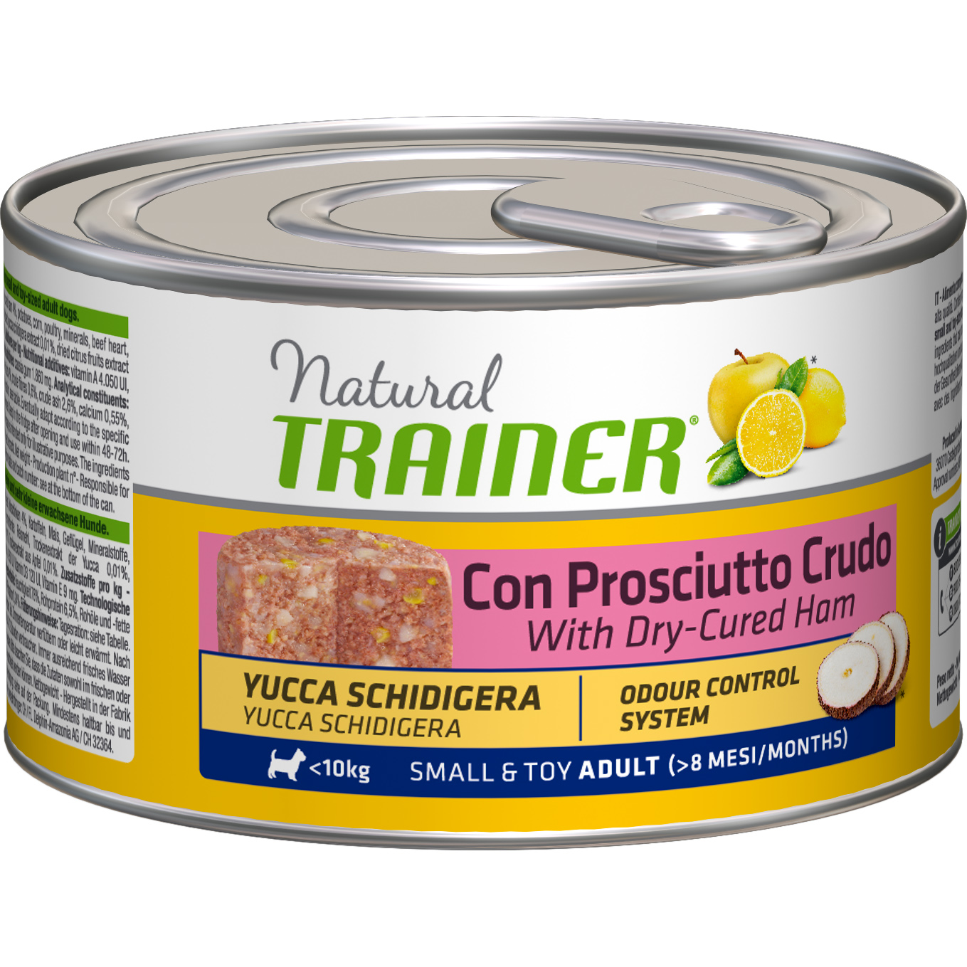 Корм для собак TRAINER Natural Dog Adult Small & Toy Adult With Dry-Cured Ham 150 г