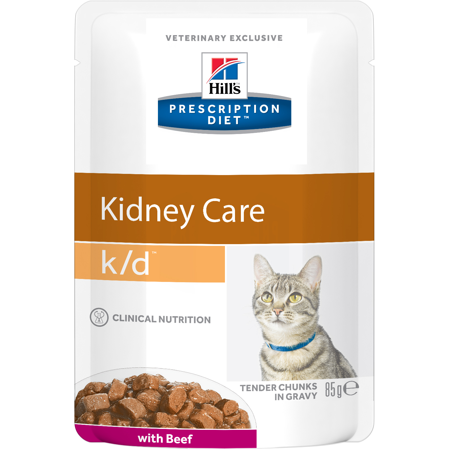 Корм для кошек Hill`s Prescription Diet Feline k/d при заболевании почек говядина 85 г belin s hill