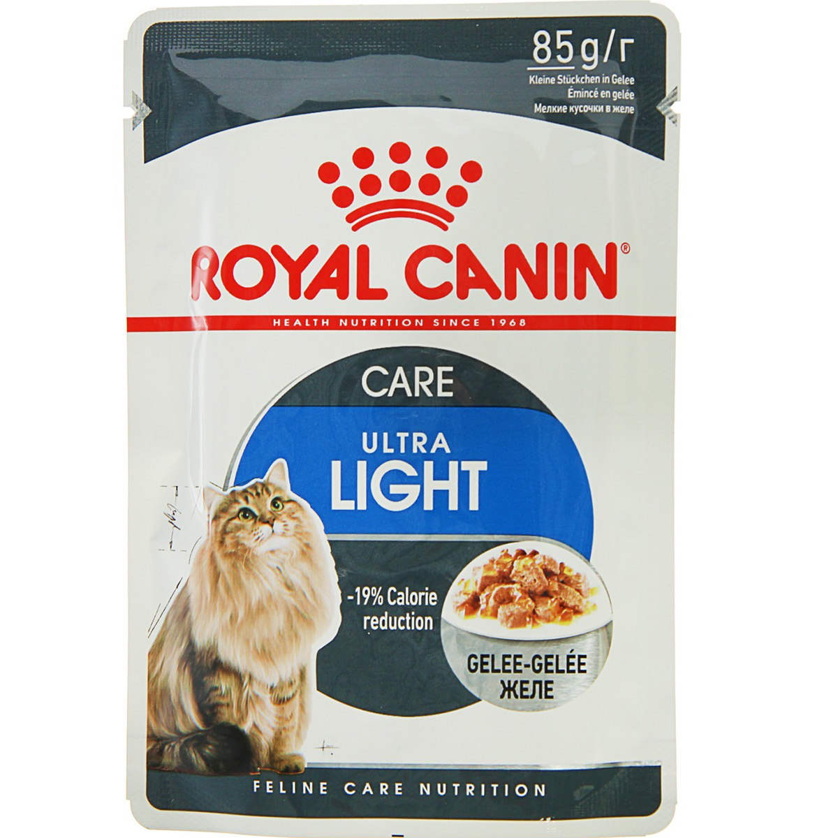 фото Корм для кошек royal canin ultra light для склонных к полноте 85 г