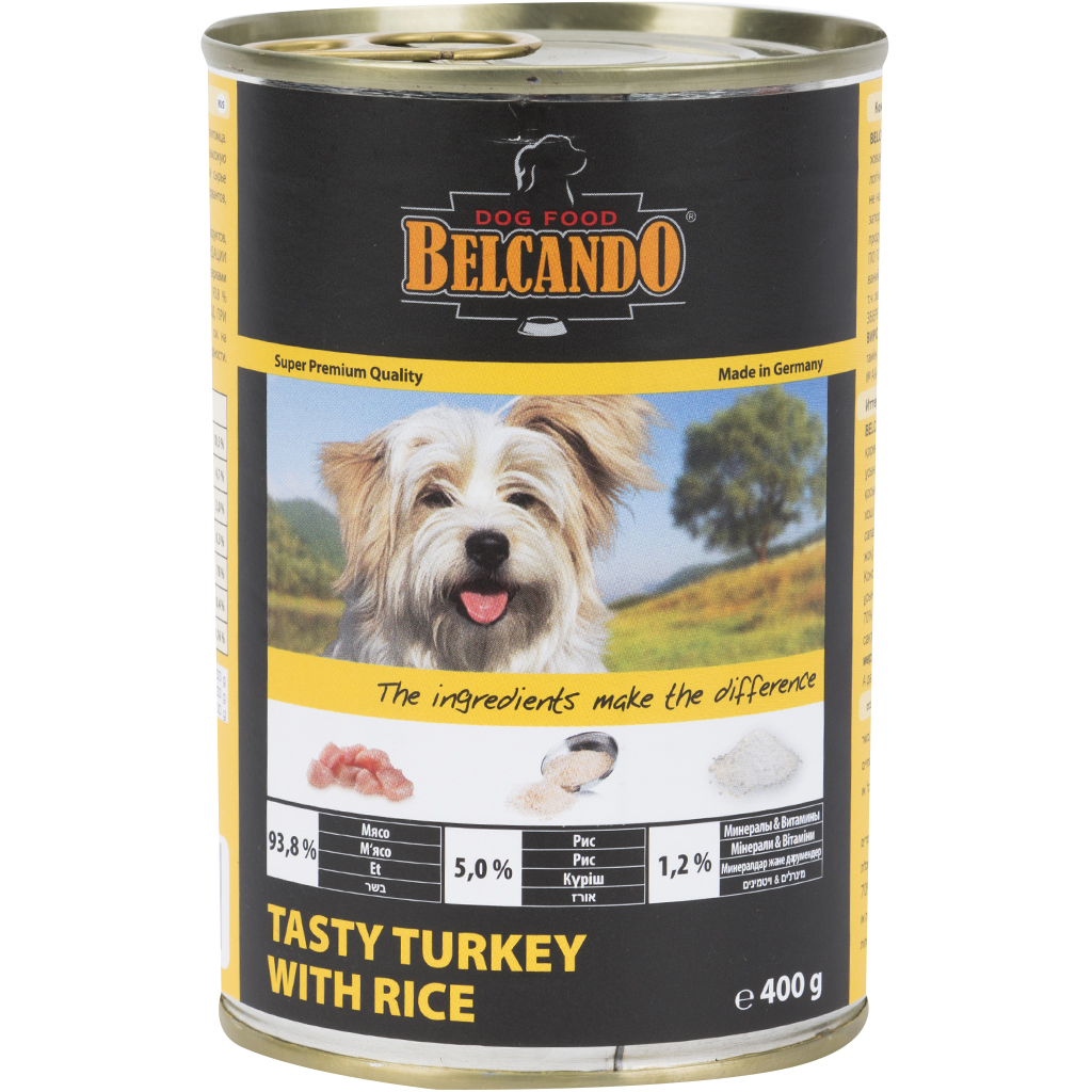 Корм для собак Belcando Индейка с рисом 400 г
