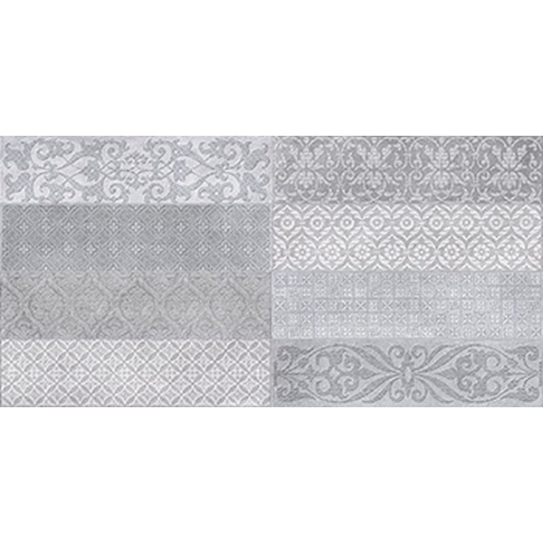 фото Плитка gayafores bricktrend deco grey 8,15x33,15 см