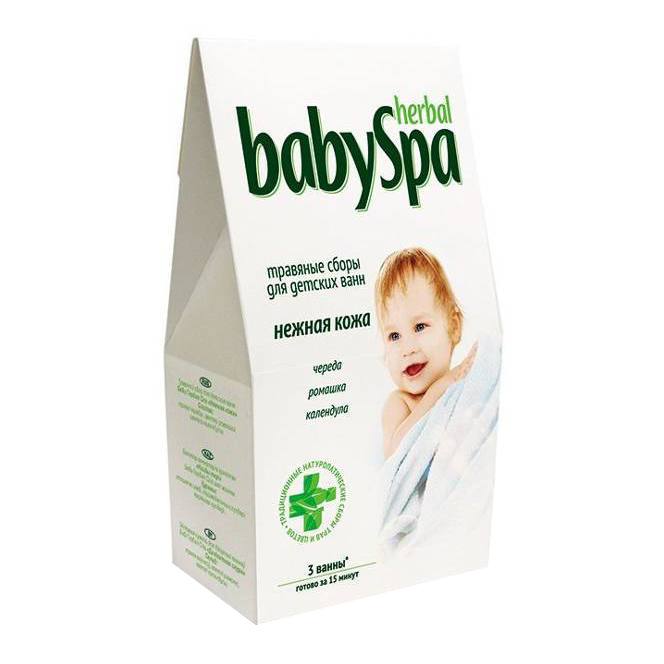 фото Травяной сбор herbal baby spa "нежная кожа" 45 г