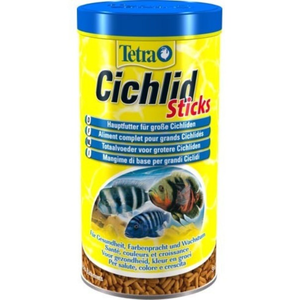 фото Корм для рыб tetra cichlid sticks 250мл