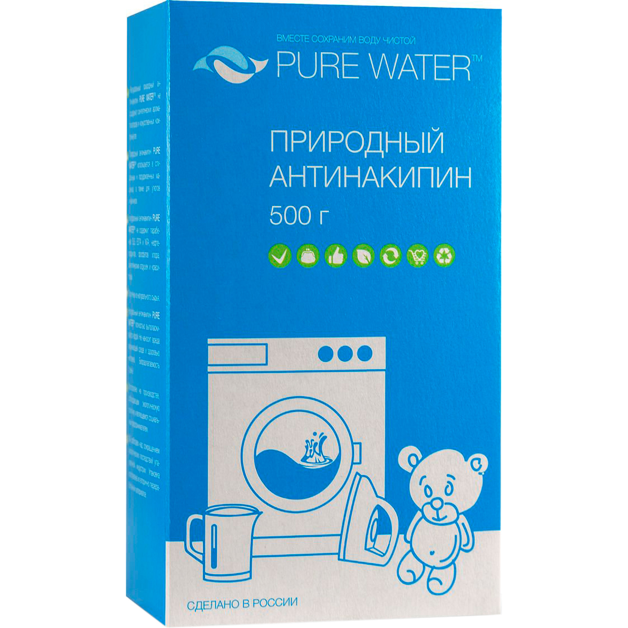 

Средство от накипи PURE WATER Антинакипин природный 500 г