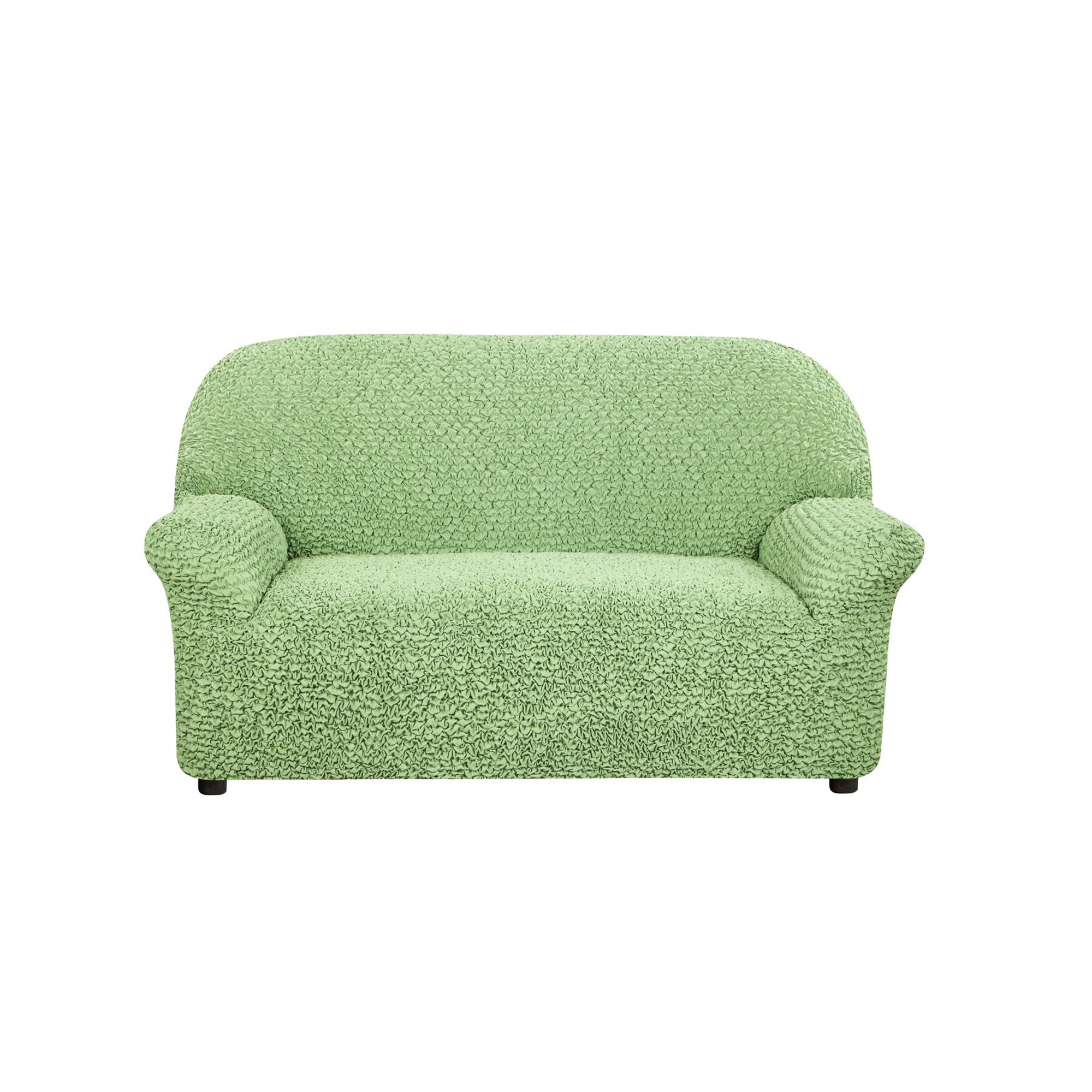 фото Чехол на 2-х местный диван микрофибра зеленый еврочехол