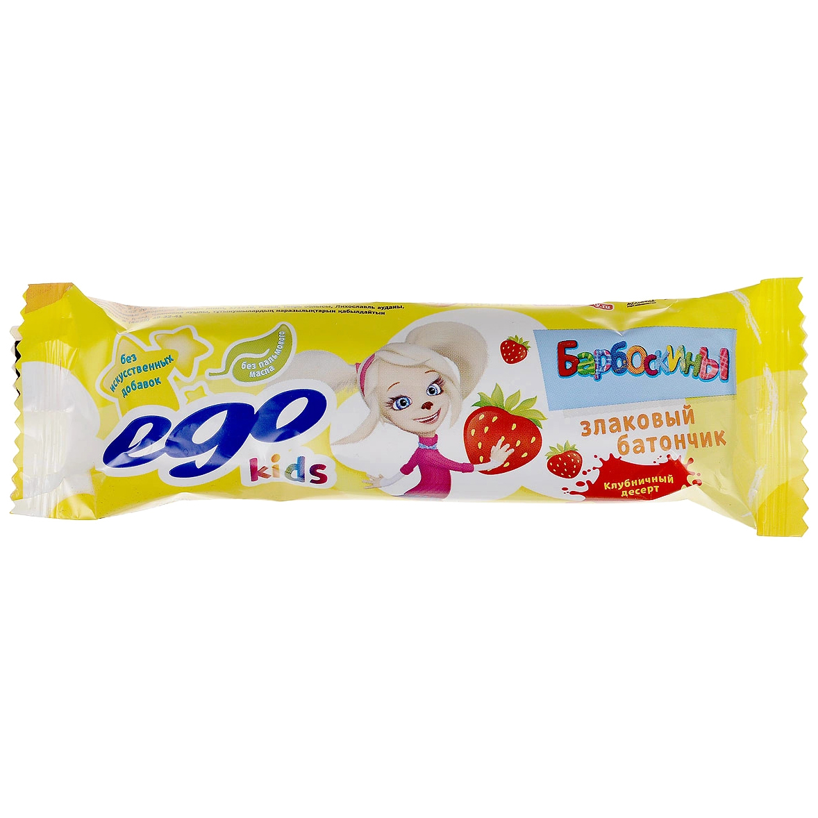 Батончик Ego Kids Клубничный десерт 25 г