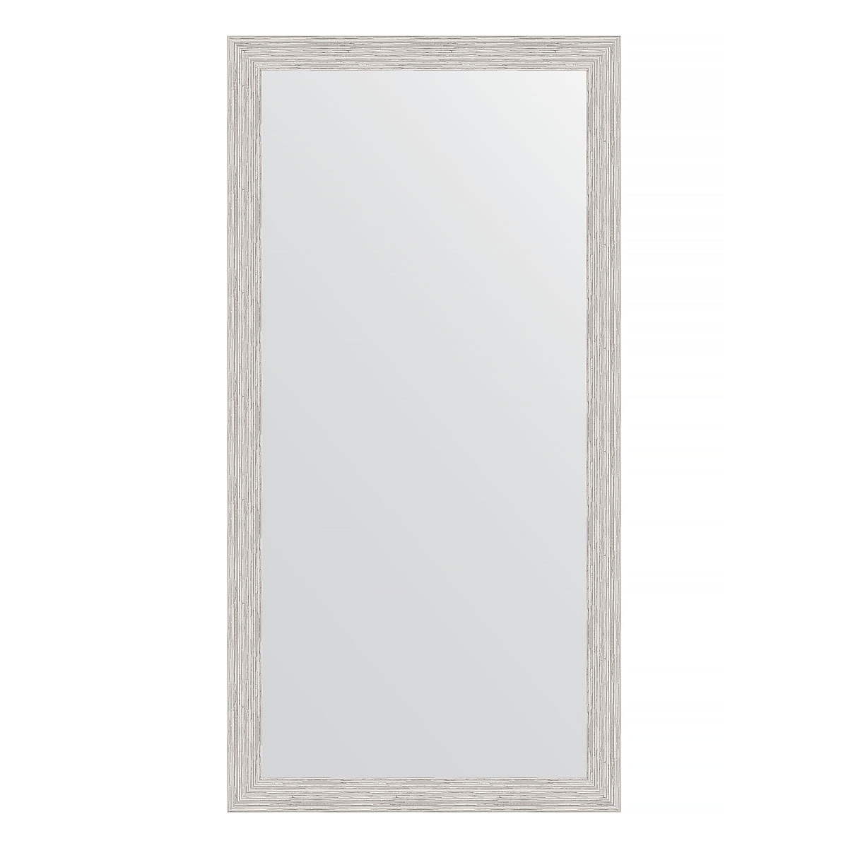 фото Зеркало в багетной раме evoform серебряный дождь 46 мм 51х101 см