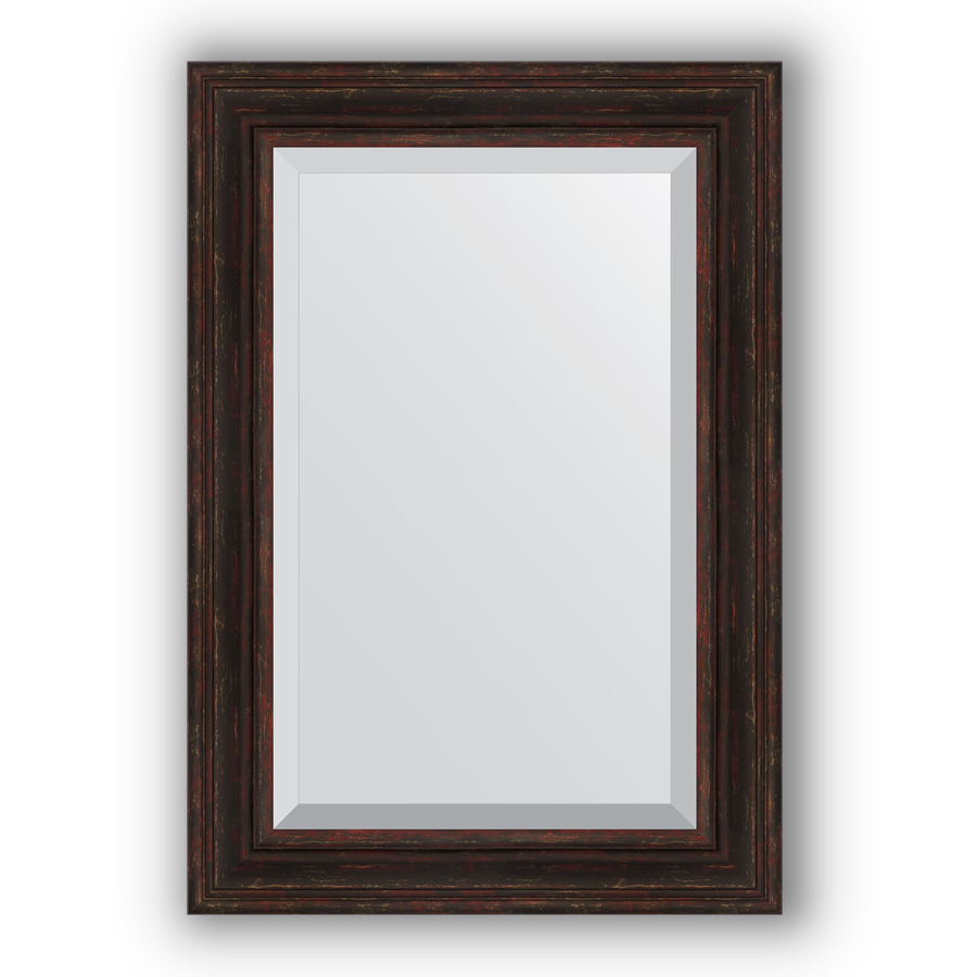 Зеркало с фацетом в багетной раме Evoform темный прованс 99 мм 69х99 см