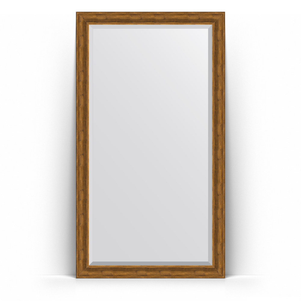 Зеркало напольное с фацетом в багетной раме Evoform травленая бронза 99 мм 114x204 см