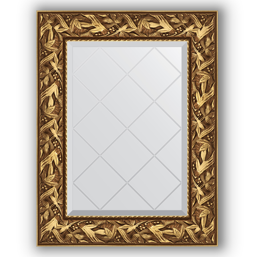 фото Зеркало в багетной раме evoform византия золото 59x76 см