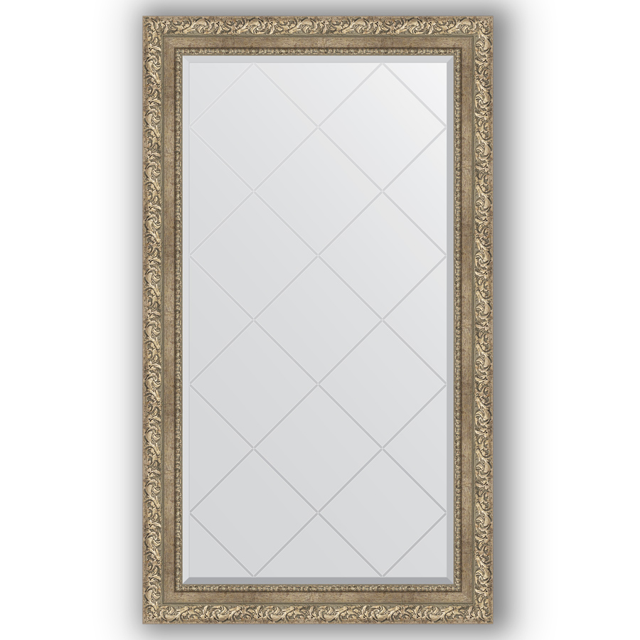 фото Зеркало в багетной раме evoform античное серебро 75x130 см