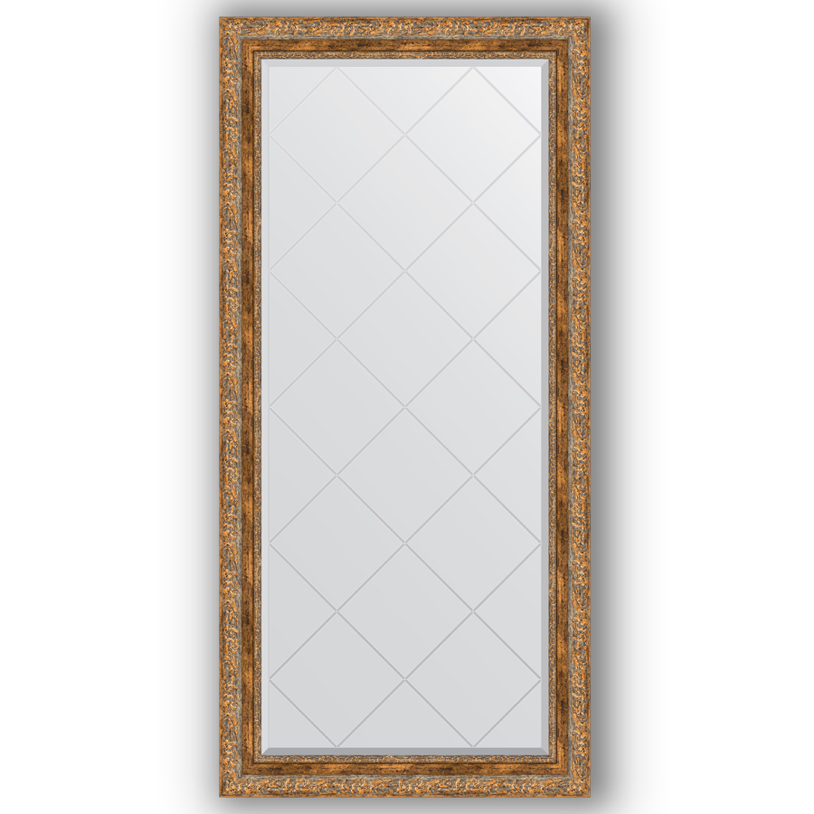 фото Зеркало в багетной раме evoform античная бронза 75x157 см