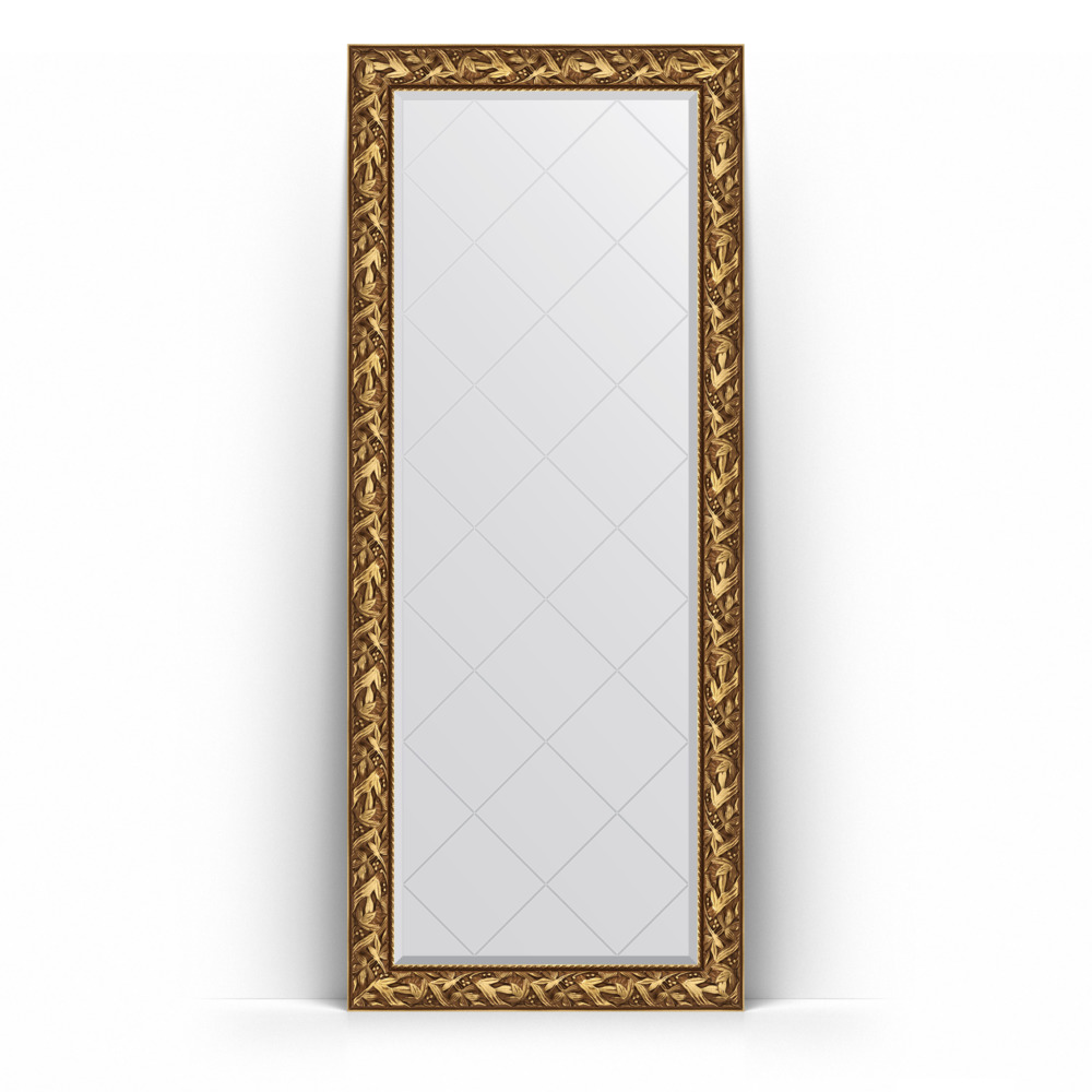 фото Зеркало в багетной раме evoform византия золото 84x203 см