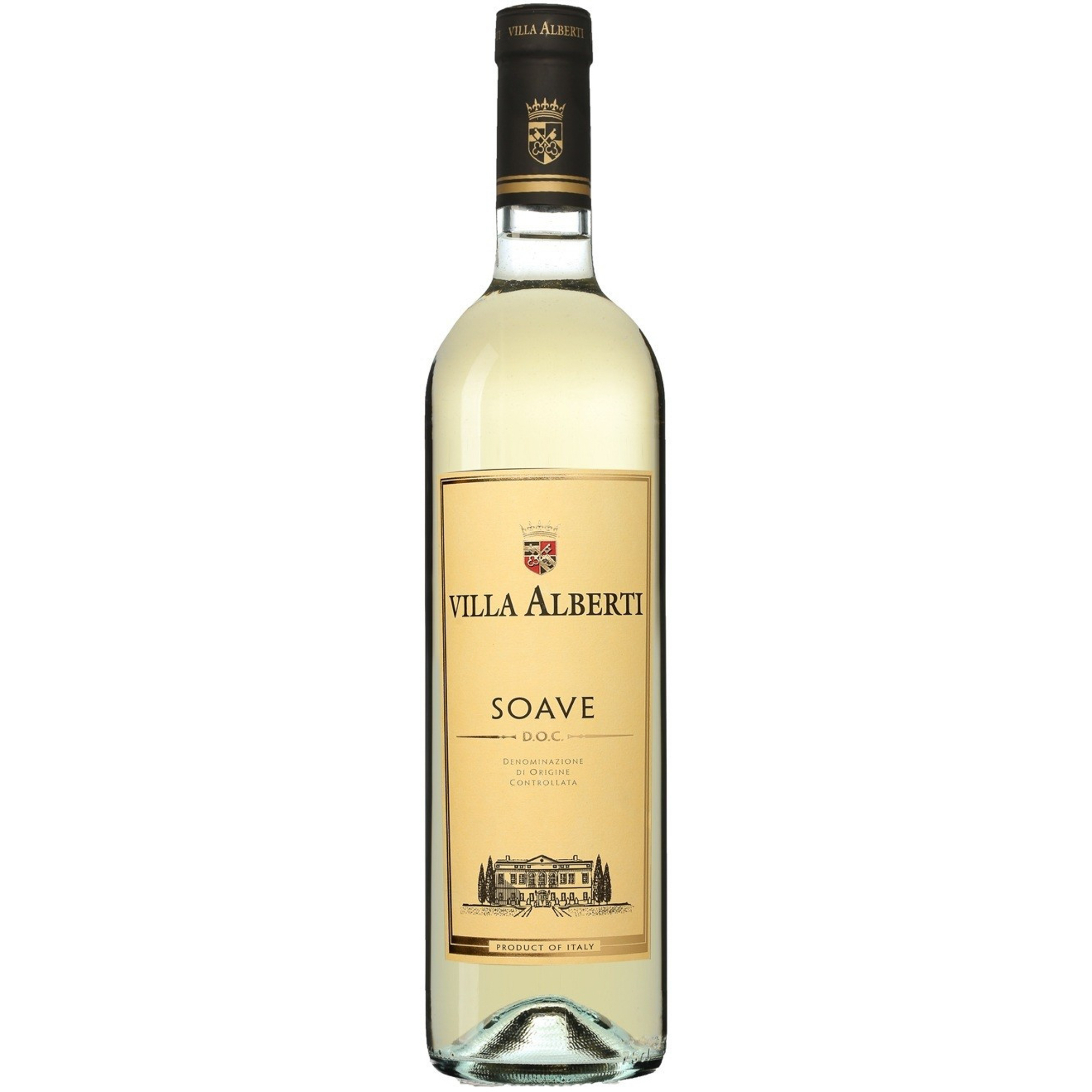 

Вино белое сухое Villa Alberti Soave DOC 0,75 л, Золотисто-соломенный