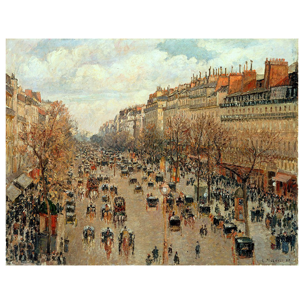 Картина Бульвар Монмартр 50х62,5 см