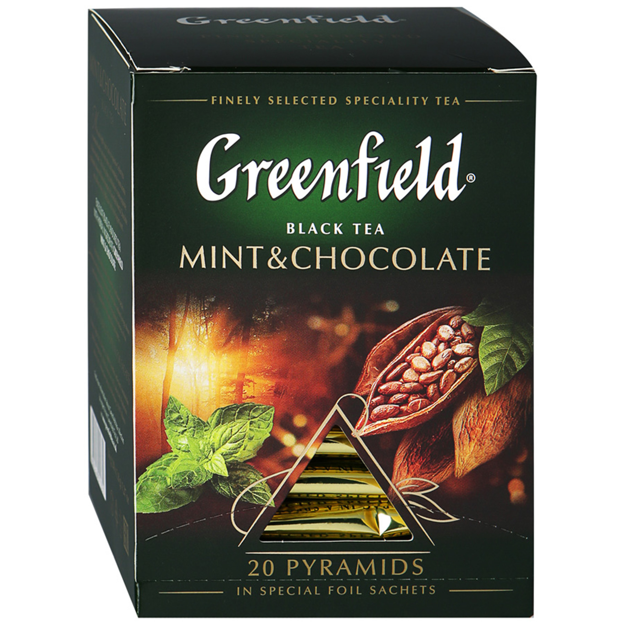 

Чай черный Greenfield Mint & Chocolate 20 пакетиков