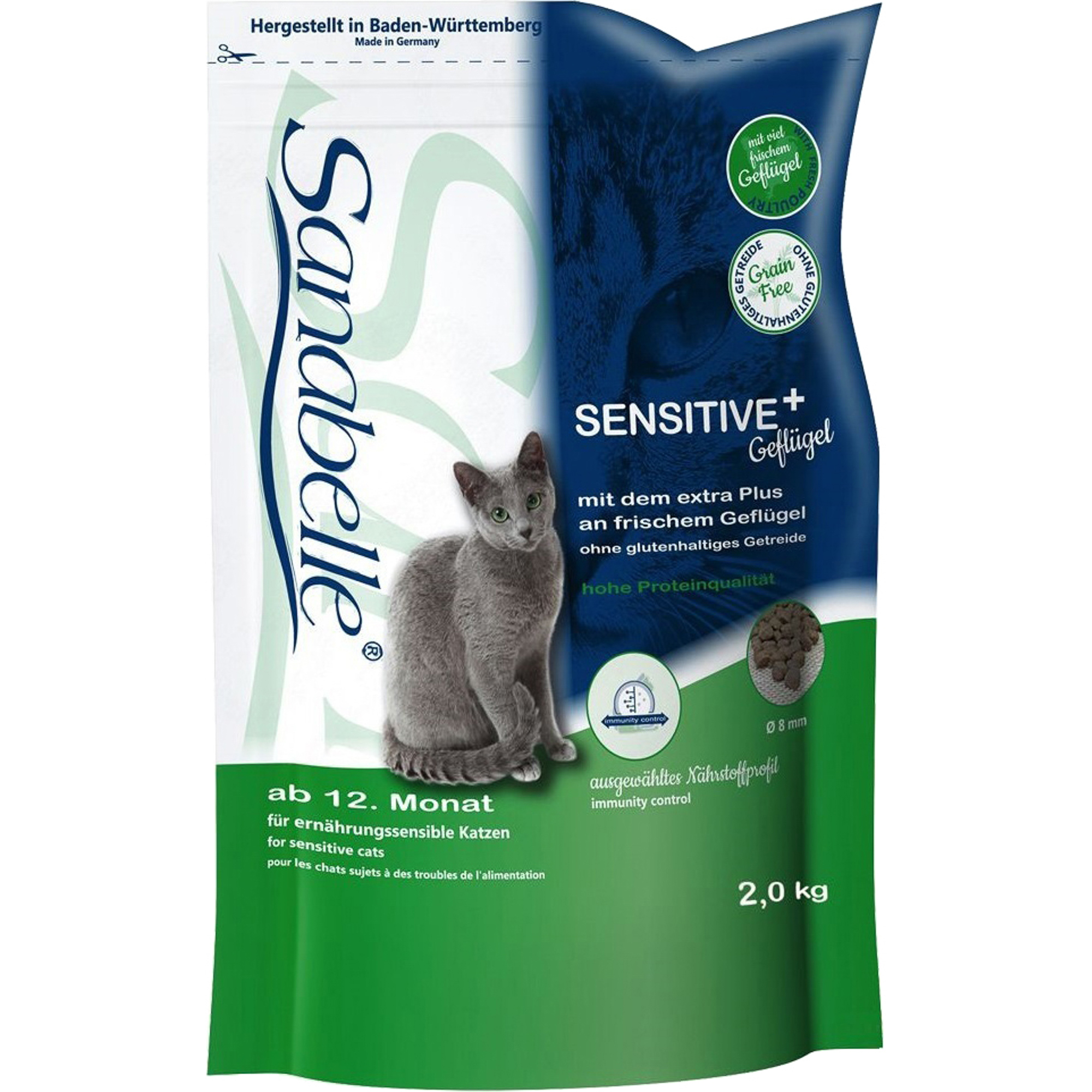 Корм для кошек Bosch Sanabelle Sensitive с мясом домашней птицы 2кг