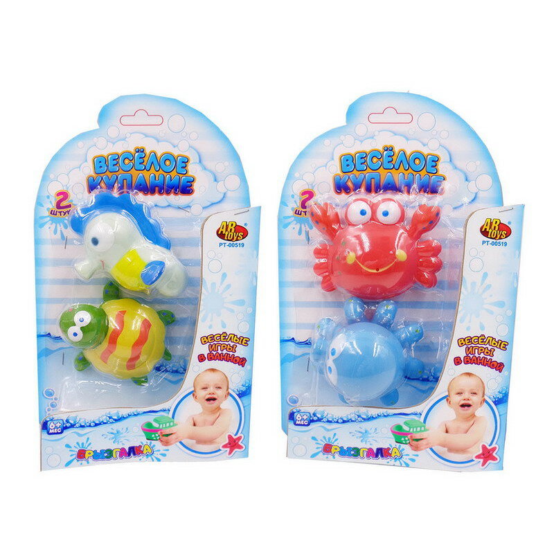 фото Набор игрушек-брызгалок abtoys веселое купание из 2 предметов