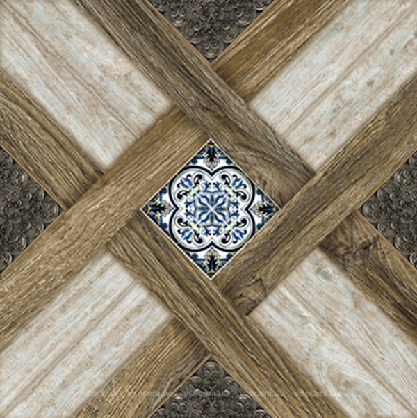 Плитка Dual Gres Castle Ebano 45x45 см, цвет коричневый 00-00000549 - фото 1