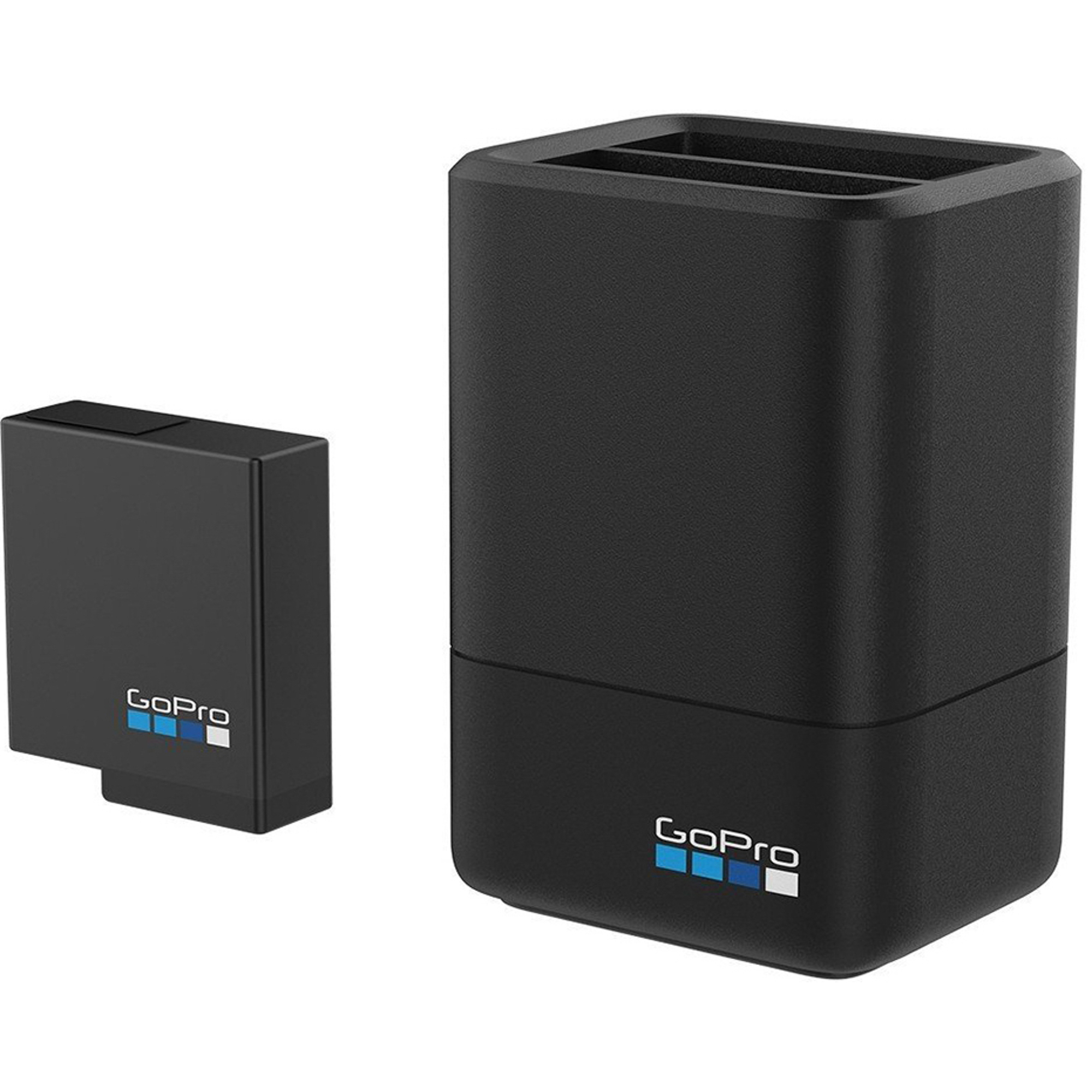 Зарядное устройство GoPro Dual Battery Charger + Battery AADBD-001-RU, цвет черный - фото 1