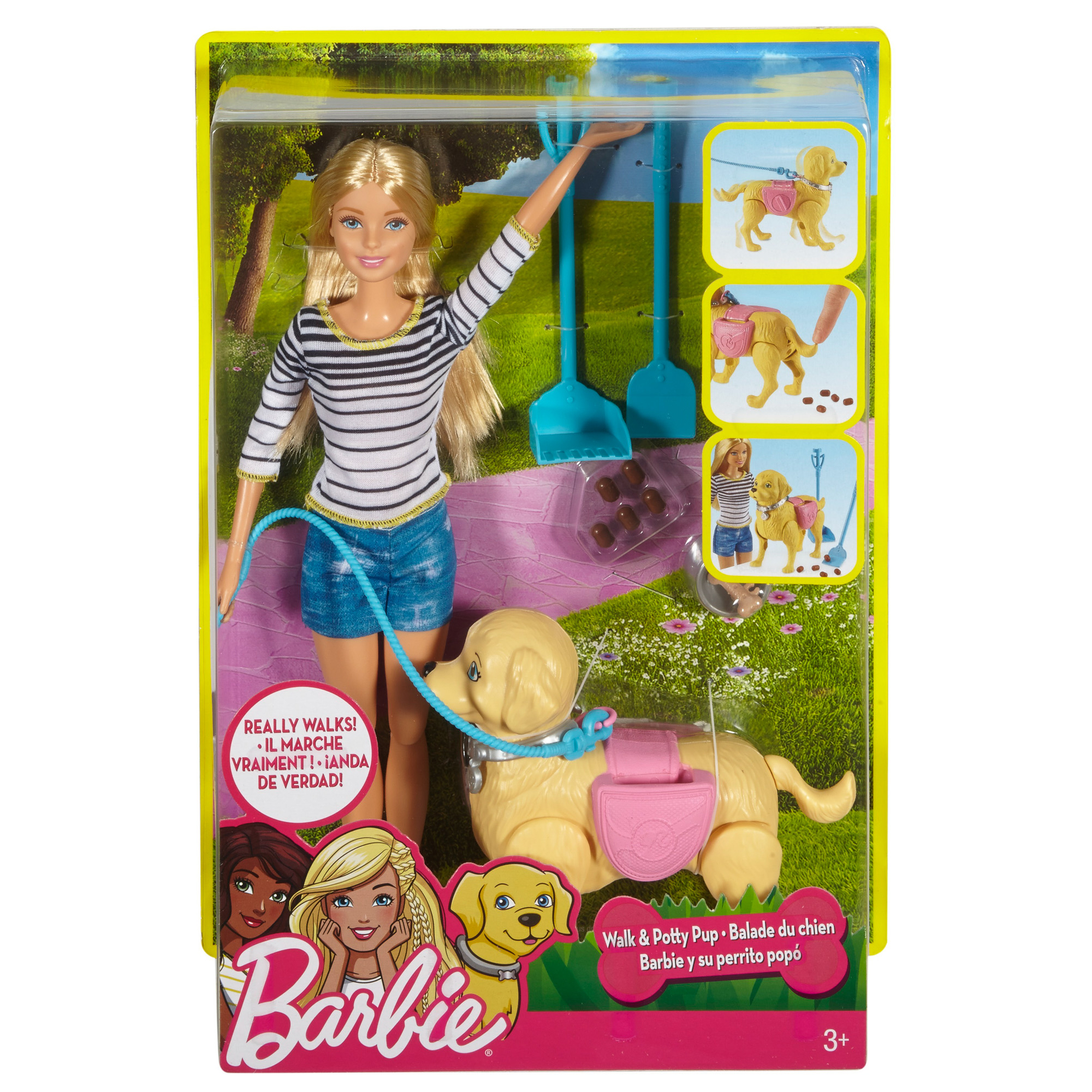 

Набор Прогулка с питомцем Barbie Mattel (DWJ68)