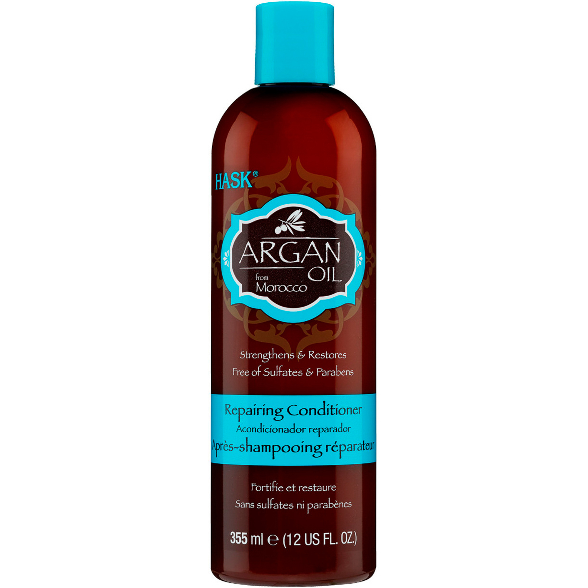 фото Восстанавливающий кондиционер для волос hask argan oil conditioner repair 355 мл