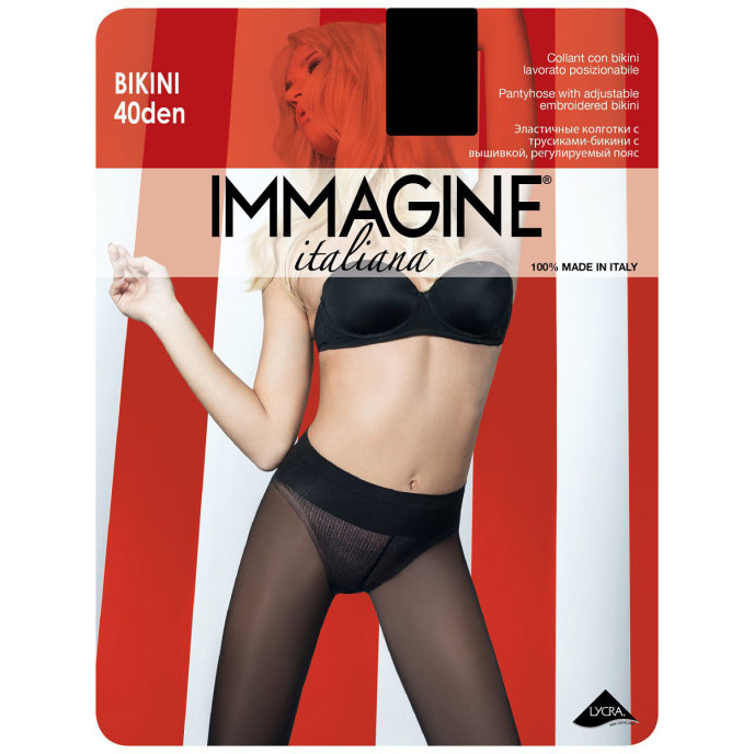 фото Колготки immagine bikini nero 40 s/m