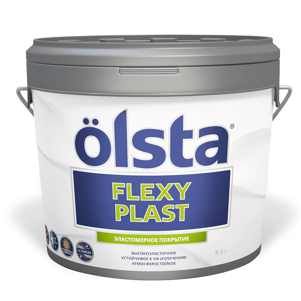 Краска flexy plast fp 001. 14 кг Olsta