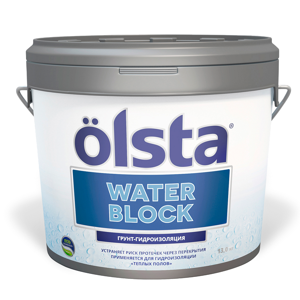 Гидроизоляция waterblock. 3.5 кг Olsta
