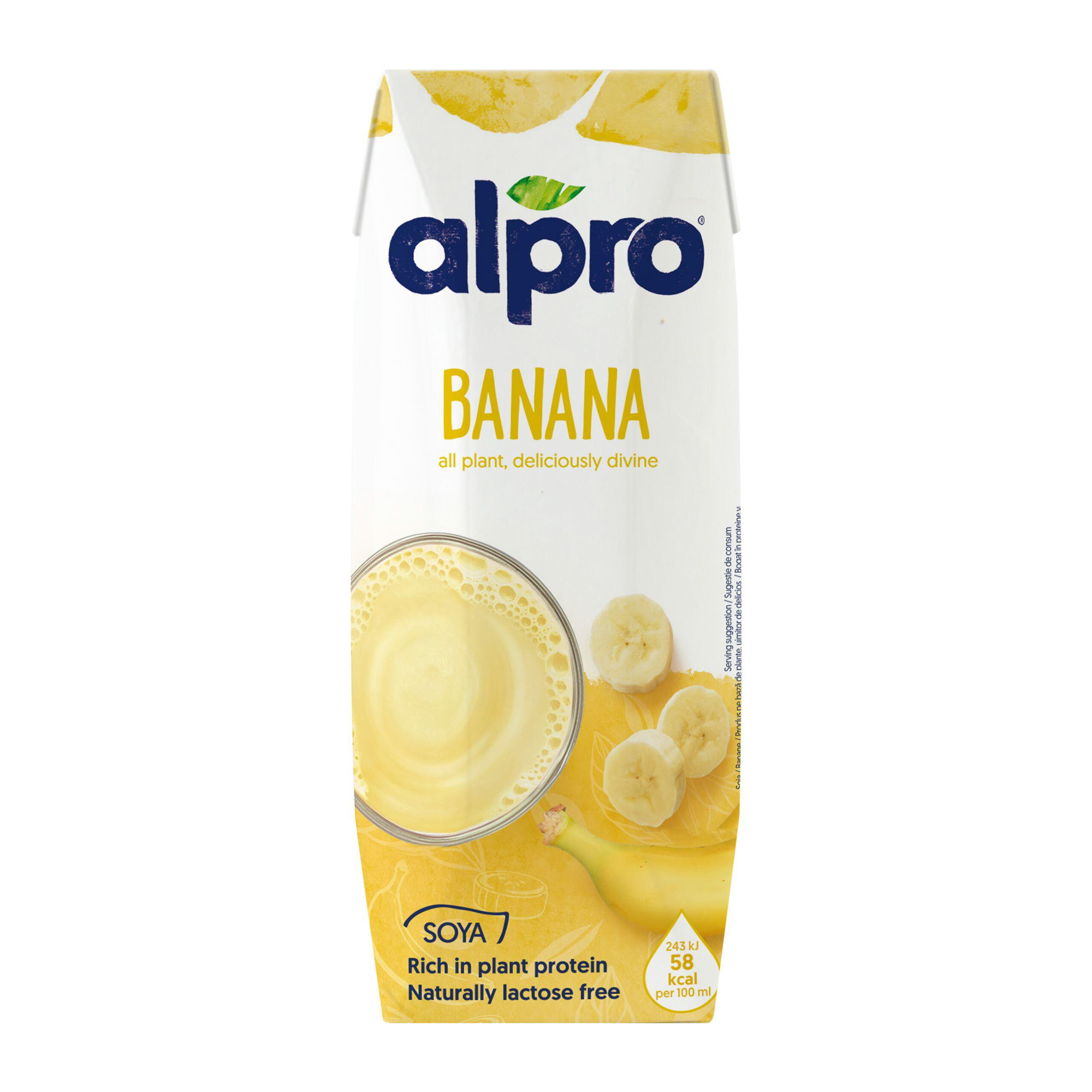 Напиток Alpro соевый со вкусом банана 250 мл - фото 1