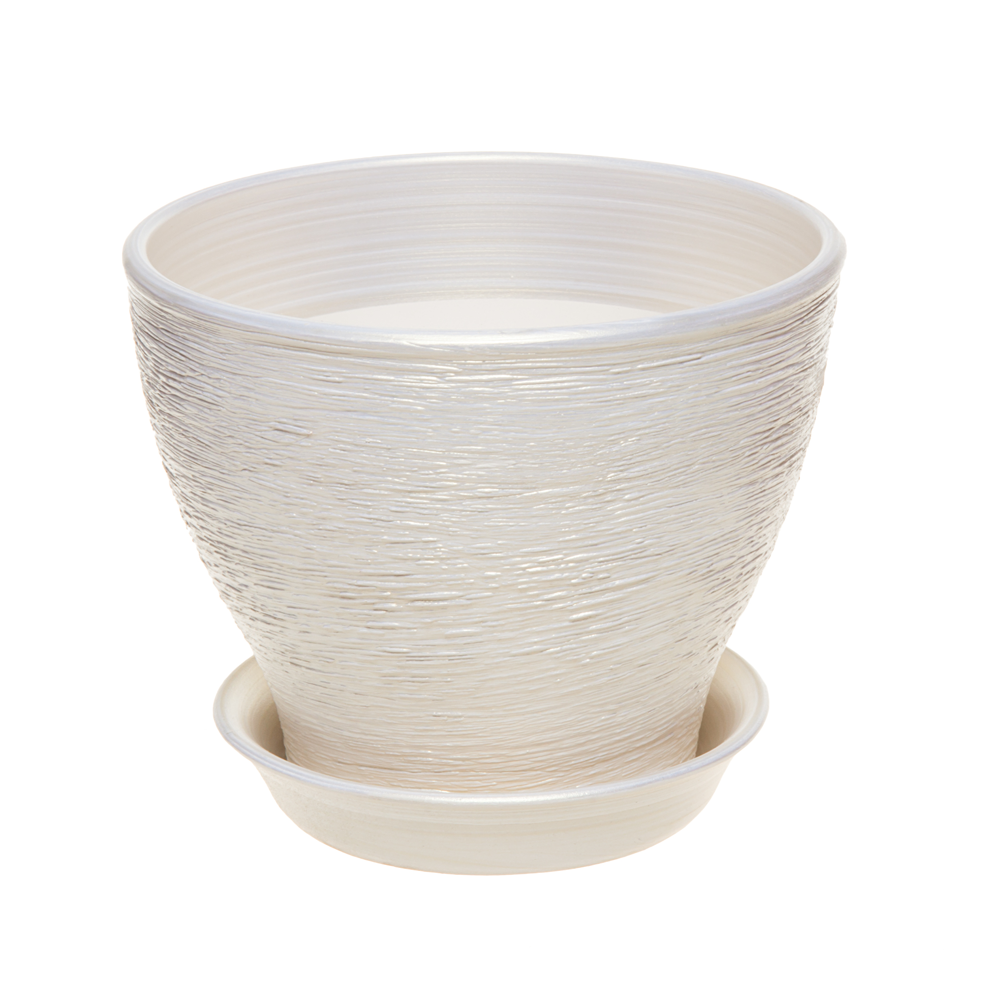 

Горшок для цветов Керам Ксения белый 12 см