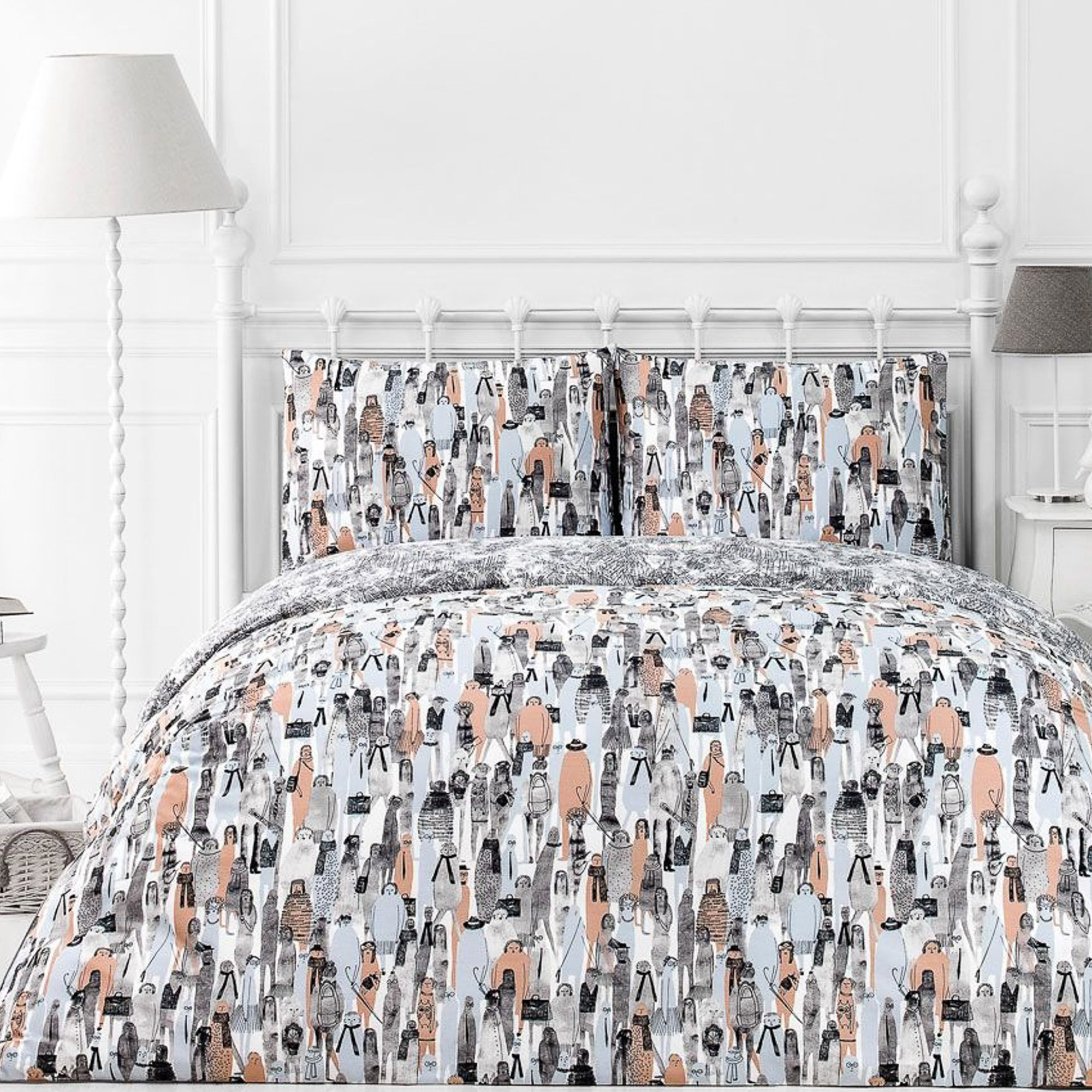 

Постельный комплект Togas Вилли, Серый