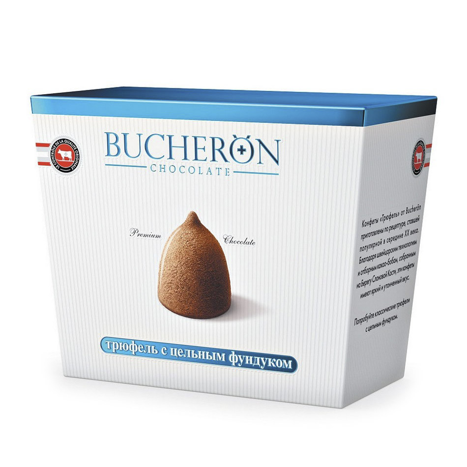 

Конфеты Bucheron Трюфель с цельным фундуком 175 г