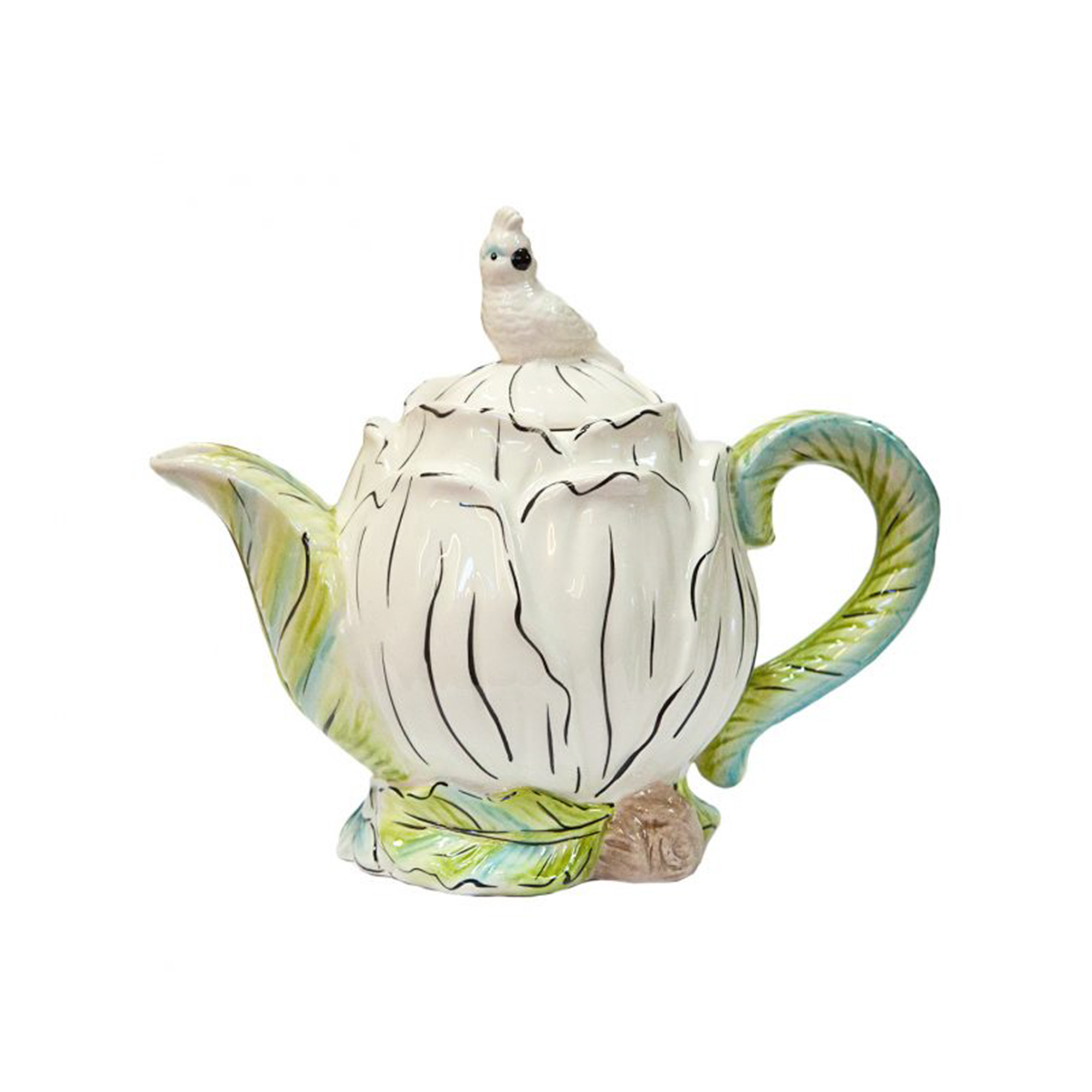 Чайник заварочный Royal ceramic studio, цвет кремовый - фото 1