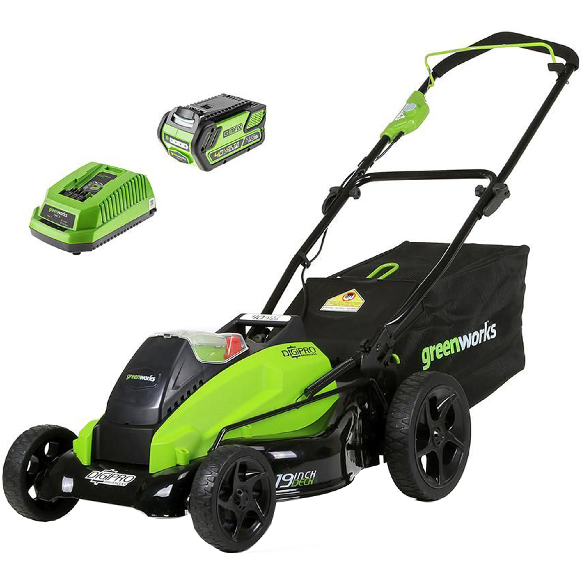 фото Газонокосилка greenworks digipro gd40lm45