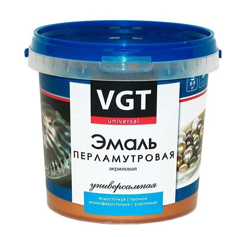 Эмаль VGT перламутровая золото 0,23 кг