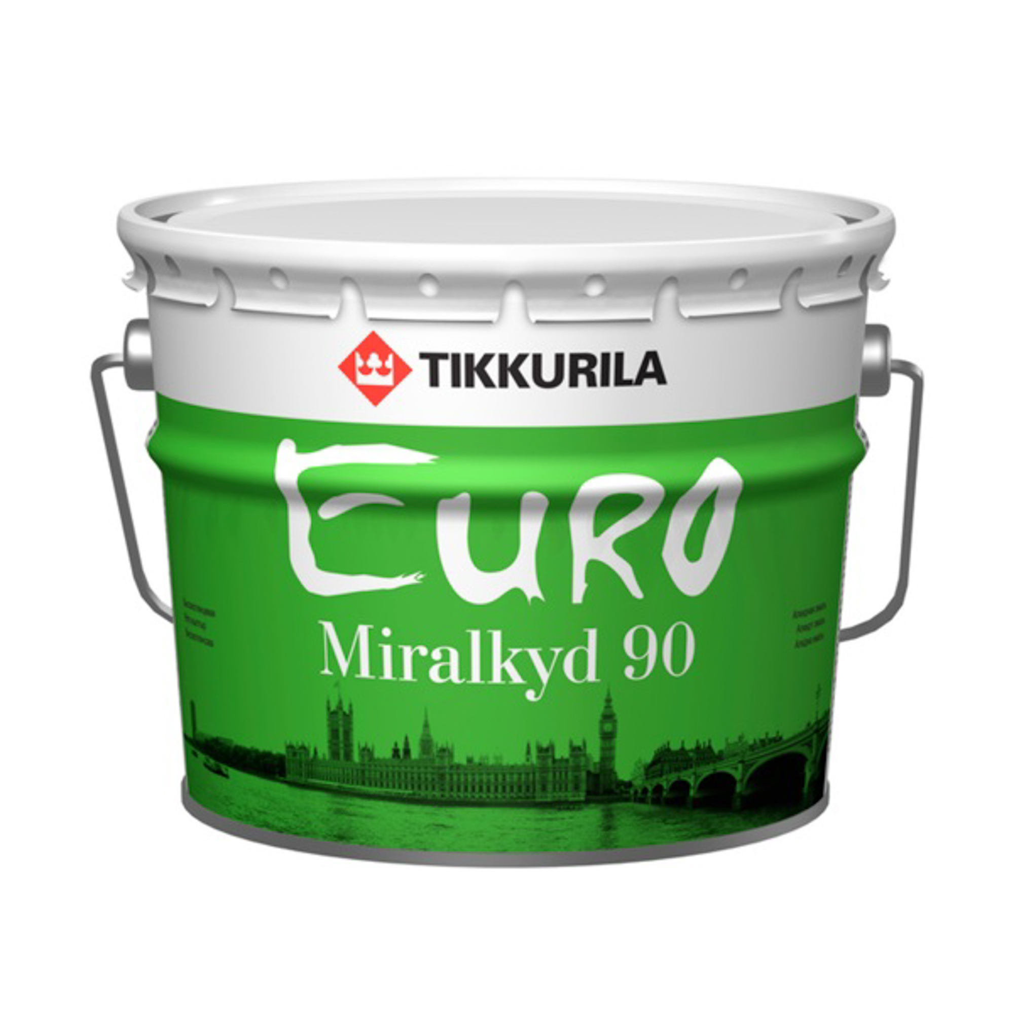 фото Эмаль алкидная высокоглянцевая tikkurila euro miralkyd 90 база с 9л тиккурила ойл